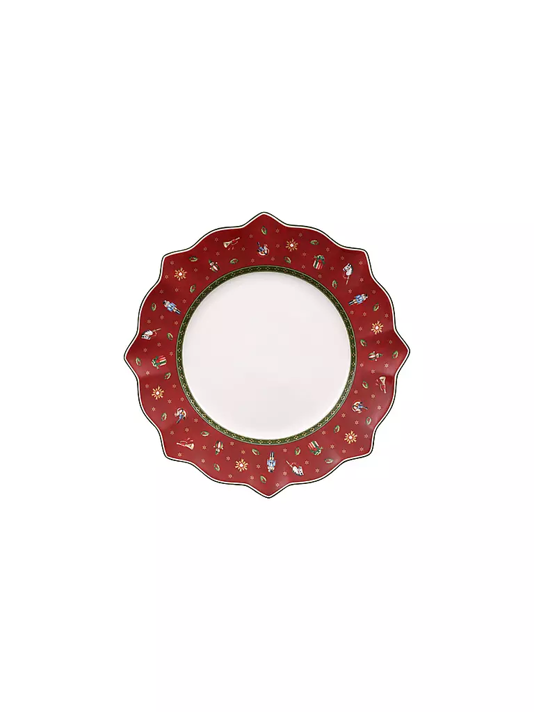 VILLEROY & BOCH | Assiette plate 29cm "Toy's Delight" | Rouge foncé