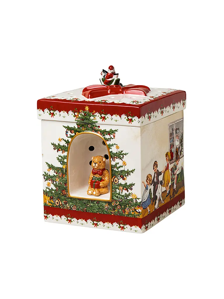 VILLEROY & BOCH | Boîte à musique Toy's Delight paquet carré 17x17x21cm | Multicolore