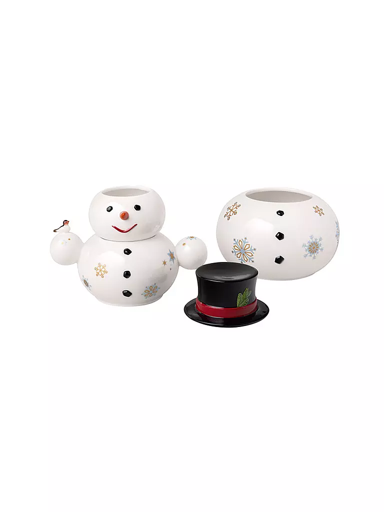 VILLEROY & BOCH | Boîte de Noël 31cm BONHOMME DE NEIGE | bunt