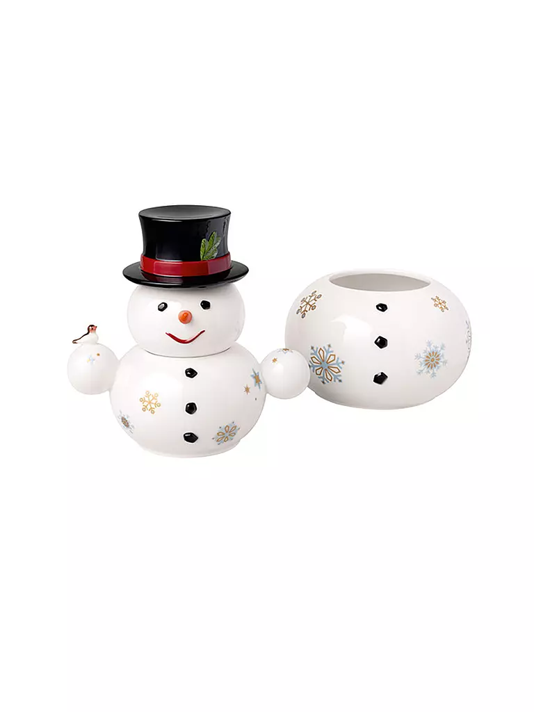 VILLEROY & BOCH | Boîte de Noël 31cm BONHOMME DE NEIGE | bunt
