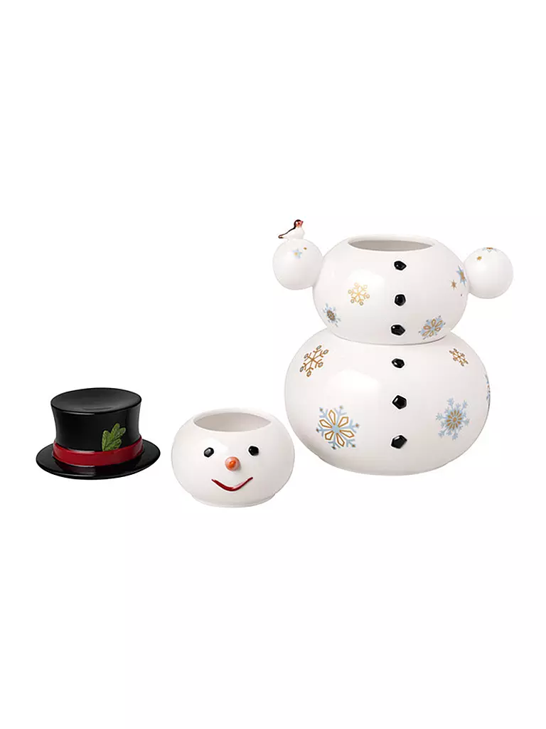VILLEROY & BOCH | Boîte de Noël 31cm BONHOMME DE NEIGE | bunt