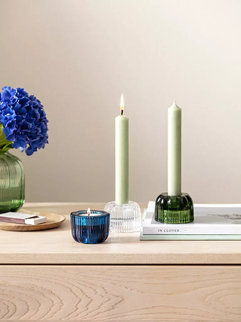 VILLEROY & BOCH | Bougeoir 2en1 6x4,5cm FLEUR | Transparent