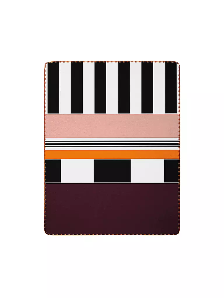 VILLEROY & BOCH | Couverture 150x200cm MEMPHIS Noir/Blanc | Noir