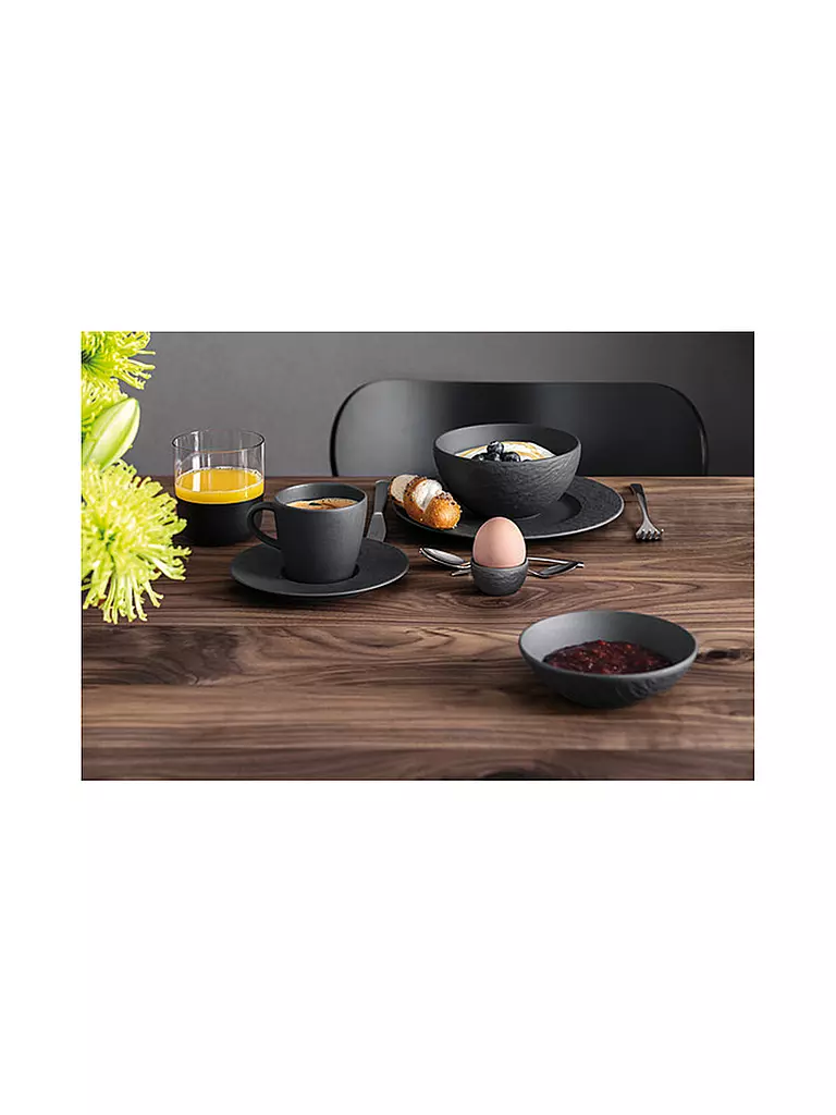 VILLEROY & BOCH | Eierbecher 5cm  MANUFACTURE Rockblanc | Noir