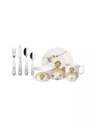 VILLEROY & BOCH | Service de table pour enfants en porcelaine Happy as a Bear 7 pièces | Beige