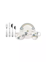 VILLEROY & BOCH | Service de table pour enfants en porcelaine Happy as a Bear 7 pièces | Beige