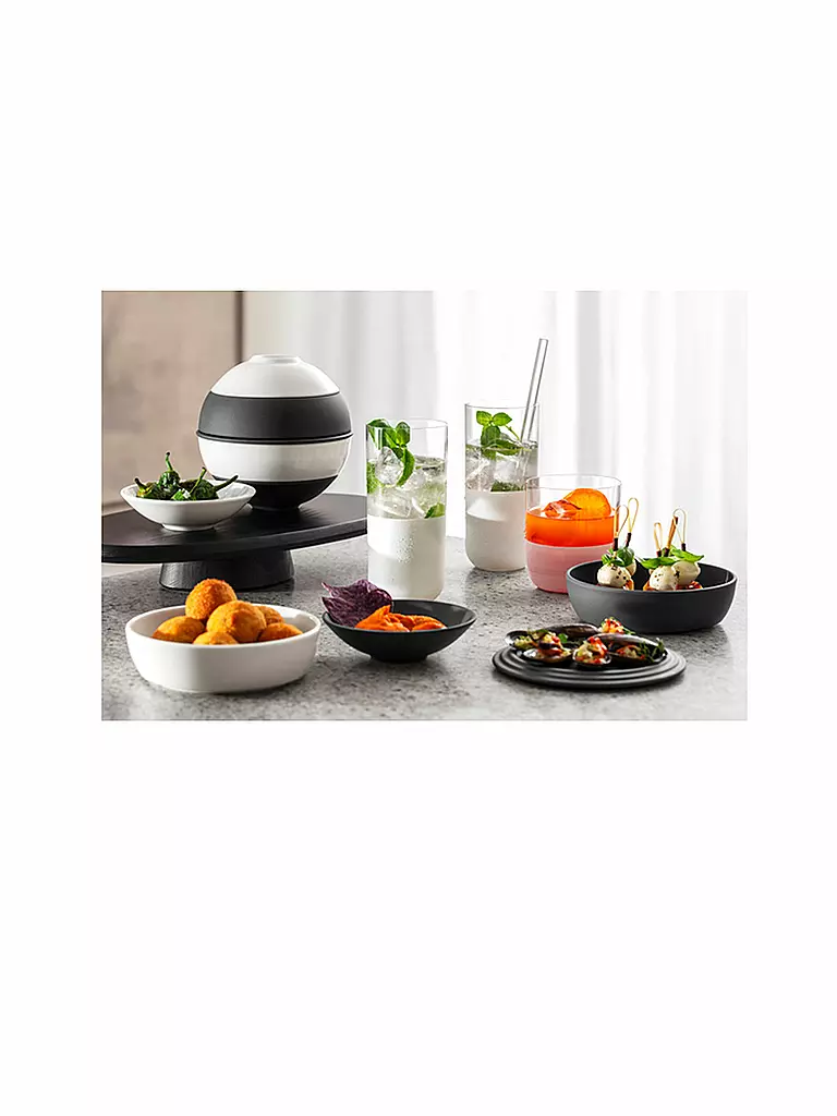 VILLEROY & BOCH | La Petite Boule BLACK&WHITE ICONIC 5 pièces | Noir