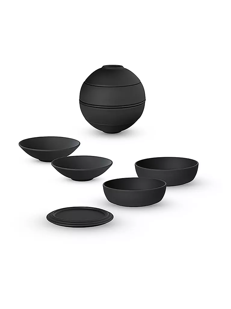 VILLEROY & BOCH | La Petite Boule BLACK ICONIC 5 pièces | Noir