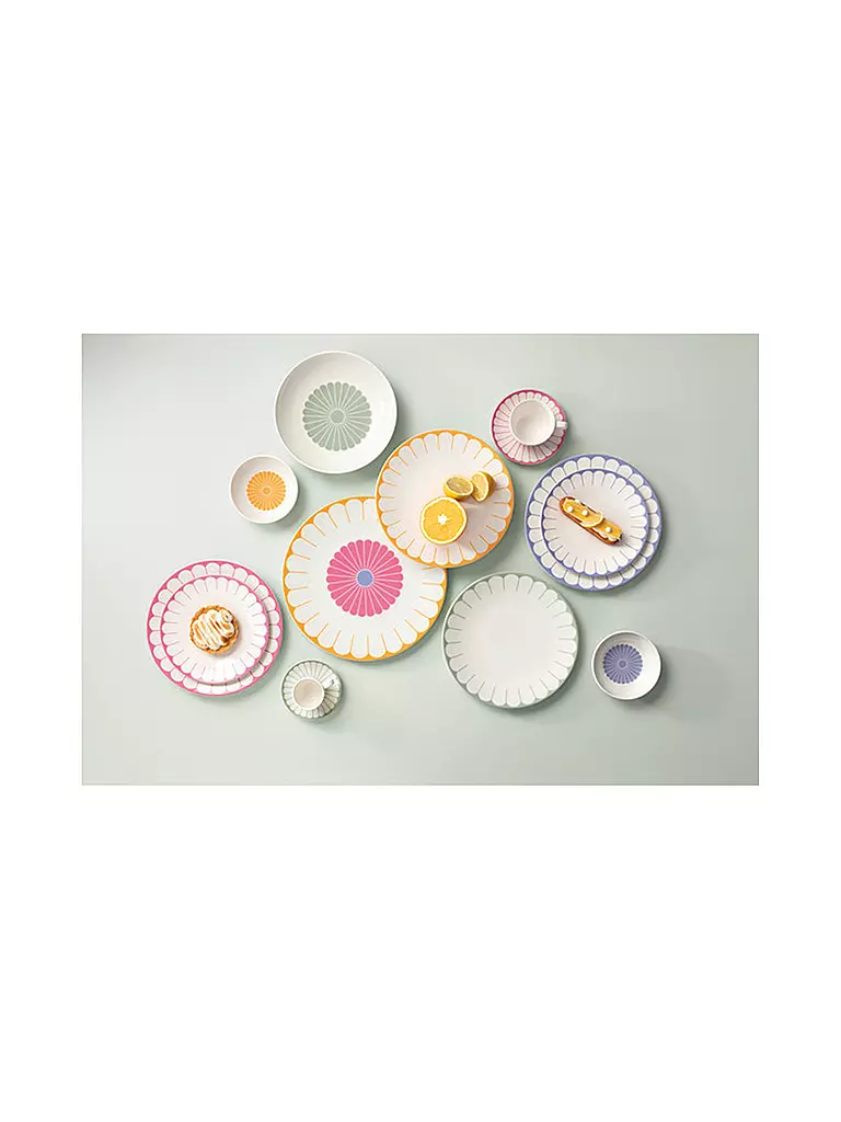 VILLEROY & BOCH | Plat de service 32cm FLEUR COLEUR | Multicolore