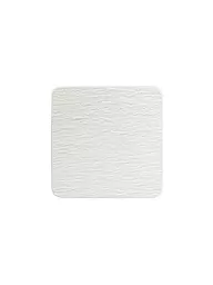 VILLEROY & BOCH | Plat de service carré Gourmet Manufacture Rock Blanc 32,5x32,5cm | Blanc
