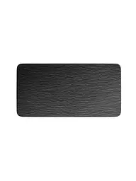 VILLEROY & BOCH | Plat de service rectangulaire Manufacture Rock 35x18cm | Noir