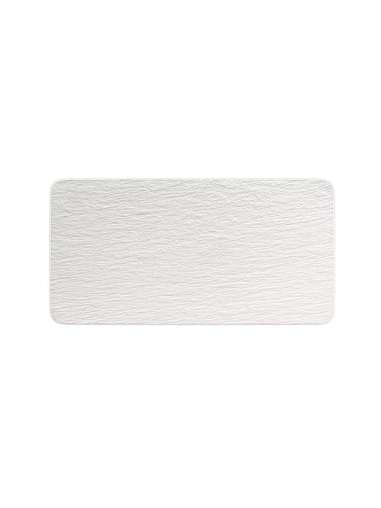VILLEROY & BOCH | Plat de service rectangulaire Manufacture Rock Blanc 35x18cm | weiss