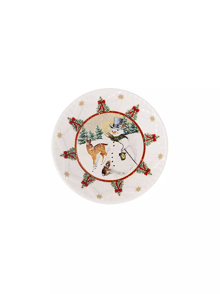 VILLEROY & BOCH | Schale de Noël Toys Fantasy 24 cm Schneemann mit Tieren | bunt