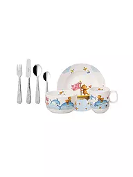 VILLEROY & BOCH | Service de table pour enfants en porcelaine Happy as a Bear 7 pièces | Multicolore