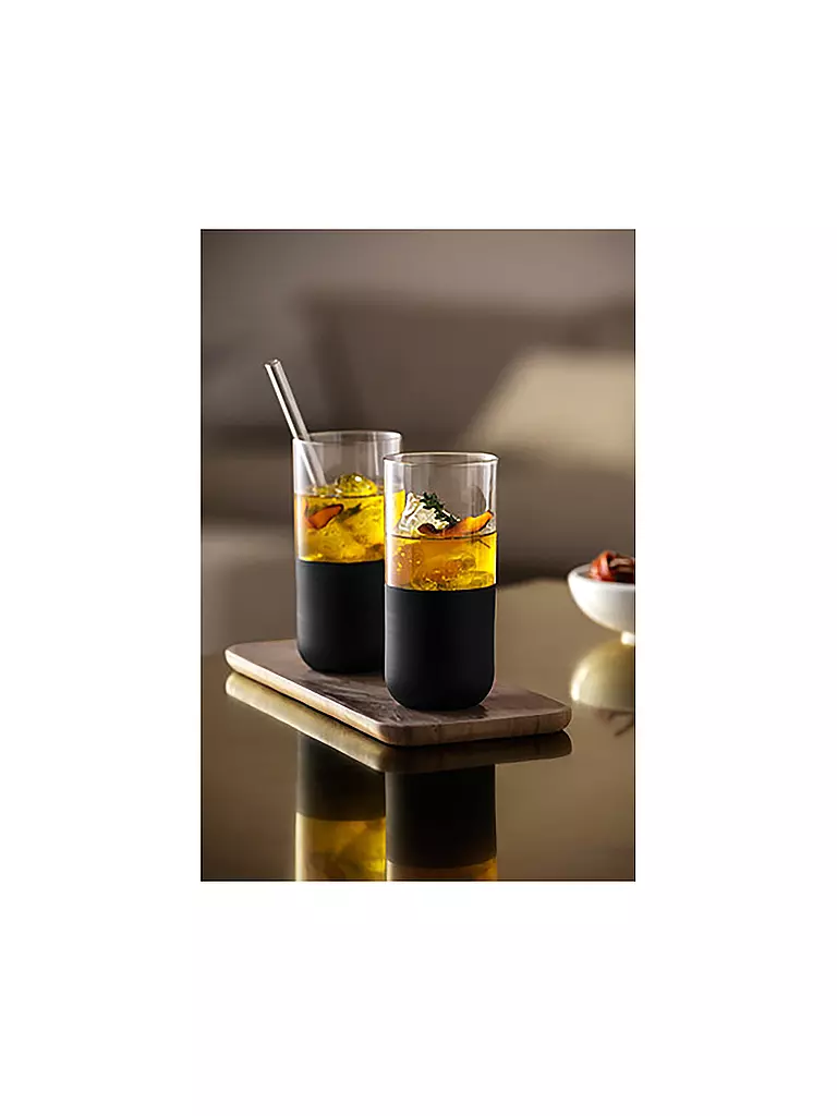 VILLEROY & BOCH | Set de 4 verres à long drink MANUFACTURE ROCK 300ml | schwarz