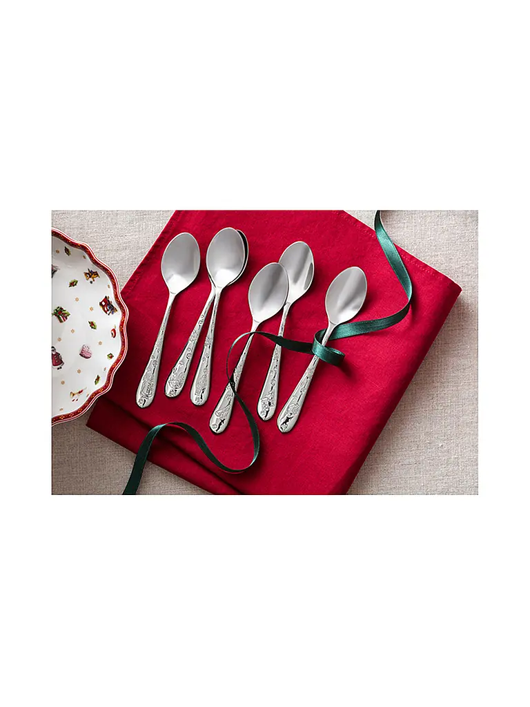 VILLEROY & BOCH | Set de 6 cuillères à café | Argent