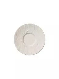 VILLEROY & BOCH | Soucoupe Moka/Espresso "Manufacture Rock" 12cm (Blanc) | Blanc