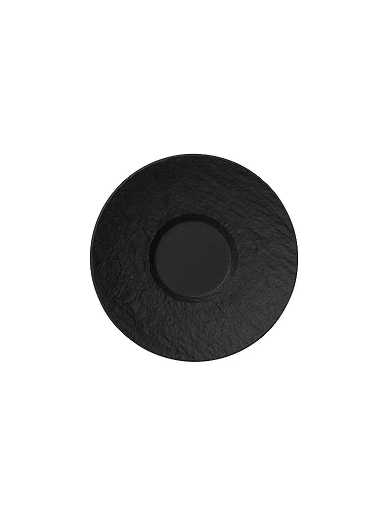 VILLEROY & BOCH | Soucoupe Moka/Espresso "Manufacture Rock" 12cm (Noir) | schwarz