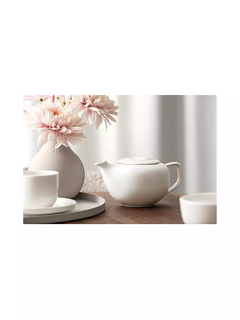 VILLEROY & BOCH | Théière avec couvercle et filtre AFINA 0,44l | Blanc