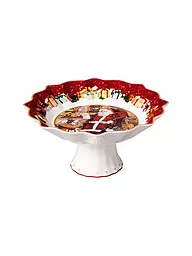 VILLEROY & BOCH | Toy's Fantasy Schale auf Fuß, Santa liest Wunschzettel 24x24x12cm | Multicolore