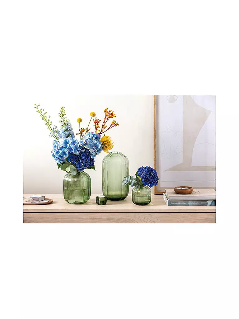 VILLEROY & BOCH | Vase 19cm FLEUR VERT | Vert foncé