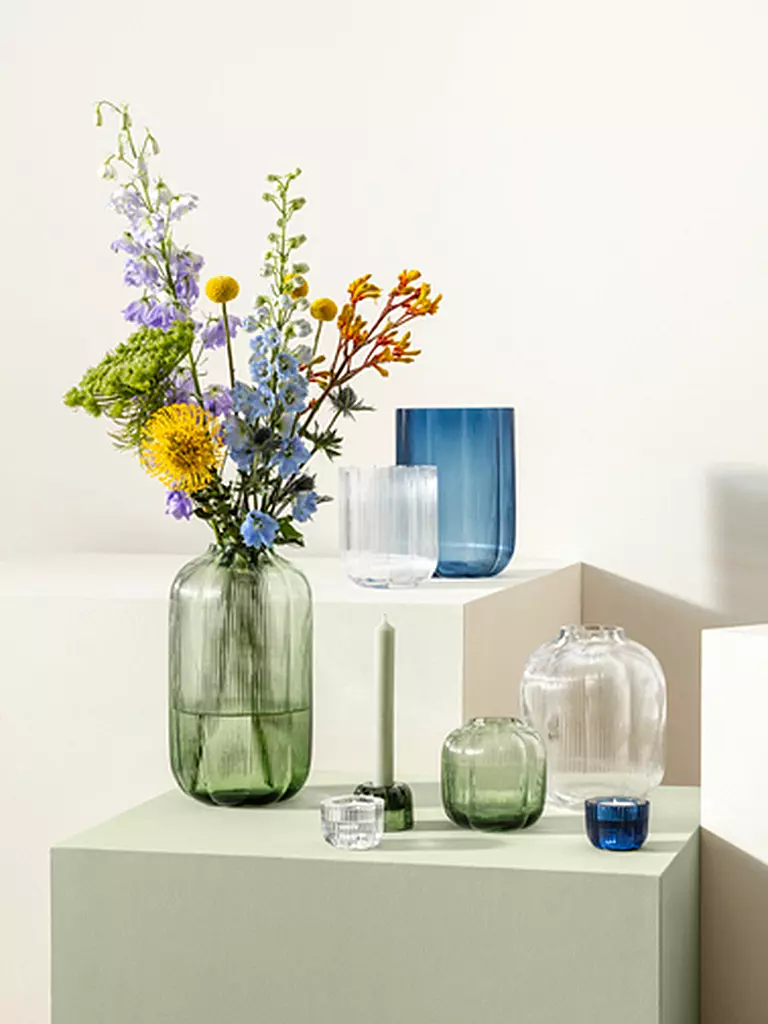 VILLEROY & BOCH | Vase 28cm FLEUR VERT | Vert foncé