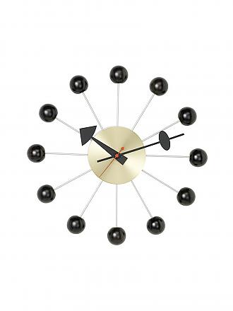 VITRA | Wanduhr "Ball Clock" 33cm (Messing/Schwarz)