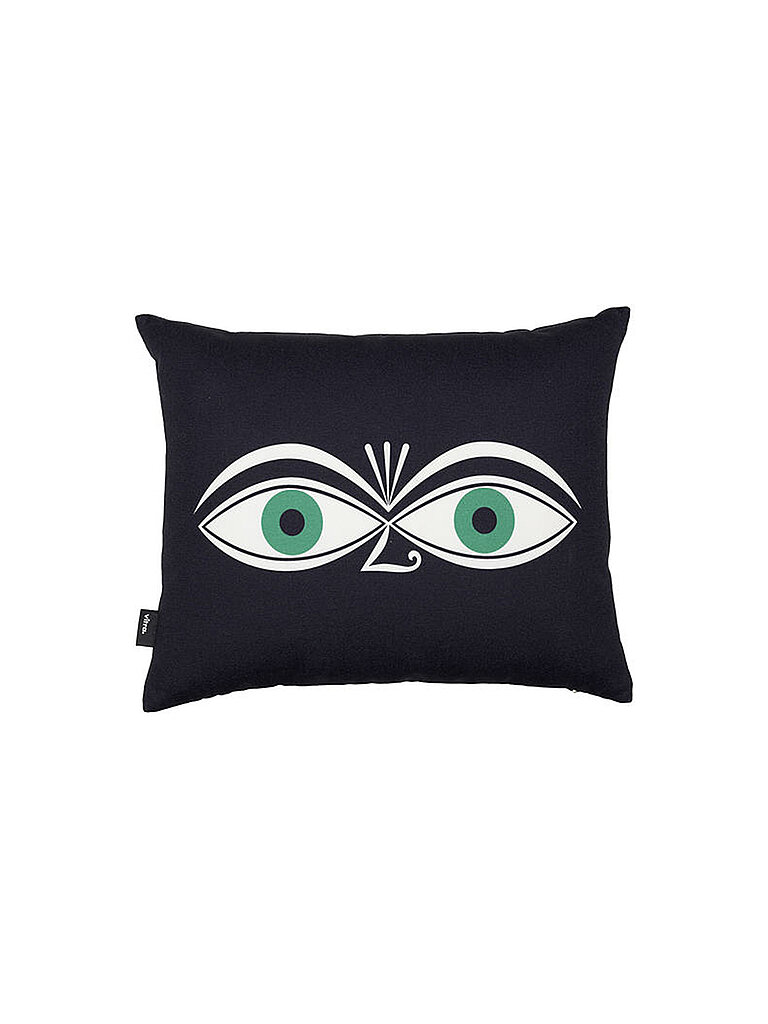 VITRA+Coussin+Graphic+Print+Eyes+30x40cm+noir