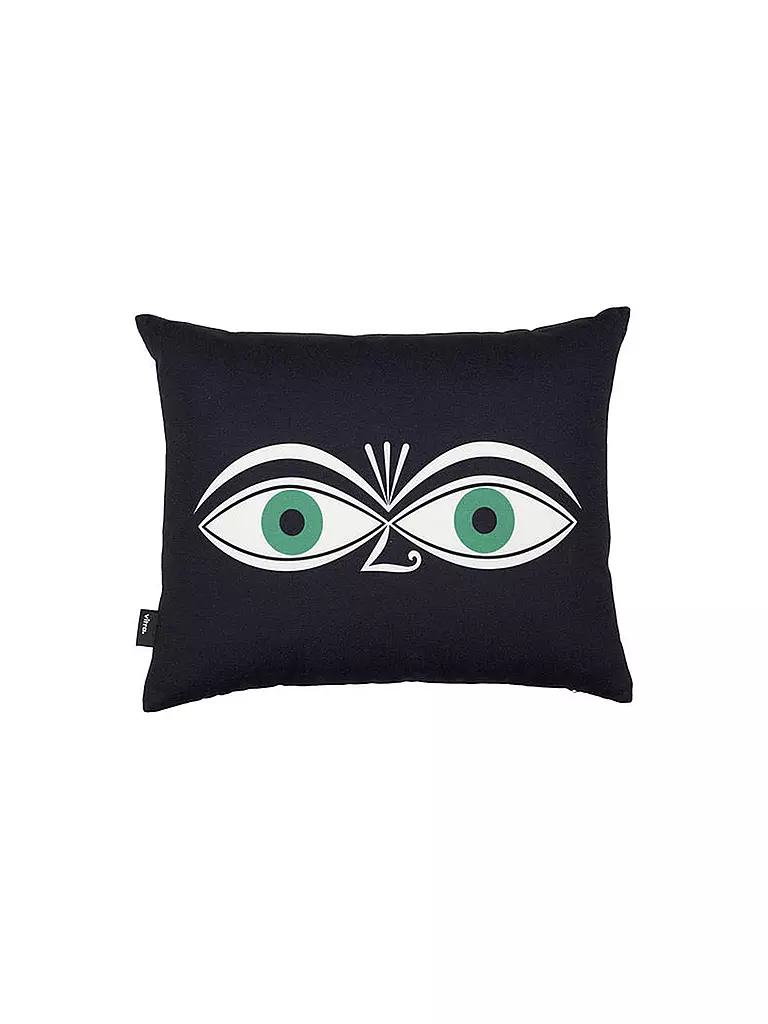 VITRA | Coussin "Graphic Print Eyes" 30x40cm | schwarz