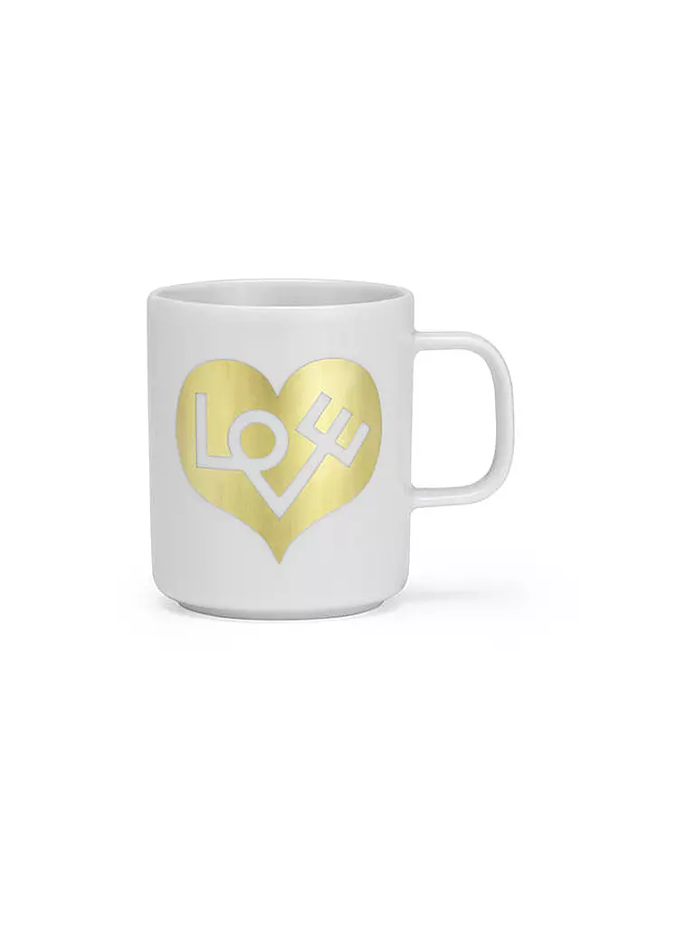 VITRA | Henkelbecher - Tasse Mug à café Cœur d'amour Or | gold