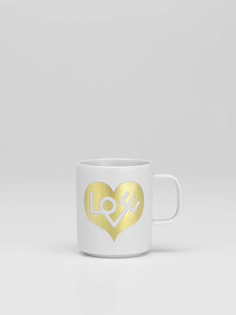 VITRA | Henkelbecher - Tasse Mug à café Cœur d'amour Or | gold