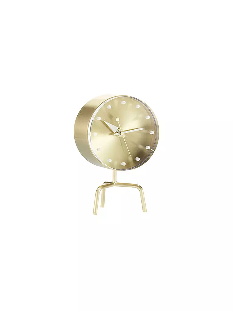 VITRA | Horloge "Tripod Clock" (laiton) | Or