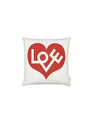 VITRA | Kissen "Graphic Print Love" 40x40cm | Blanc