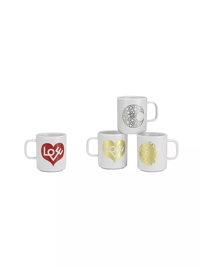 VITRA | Mug - Tasse Mug à café Cœur d'amour Or |
