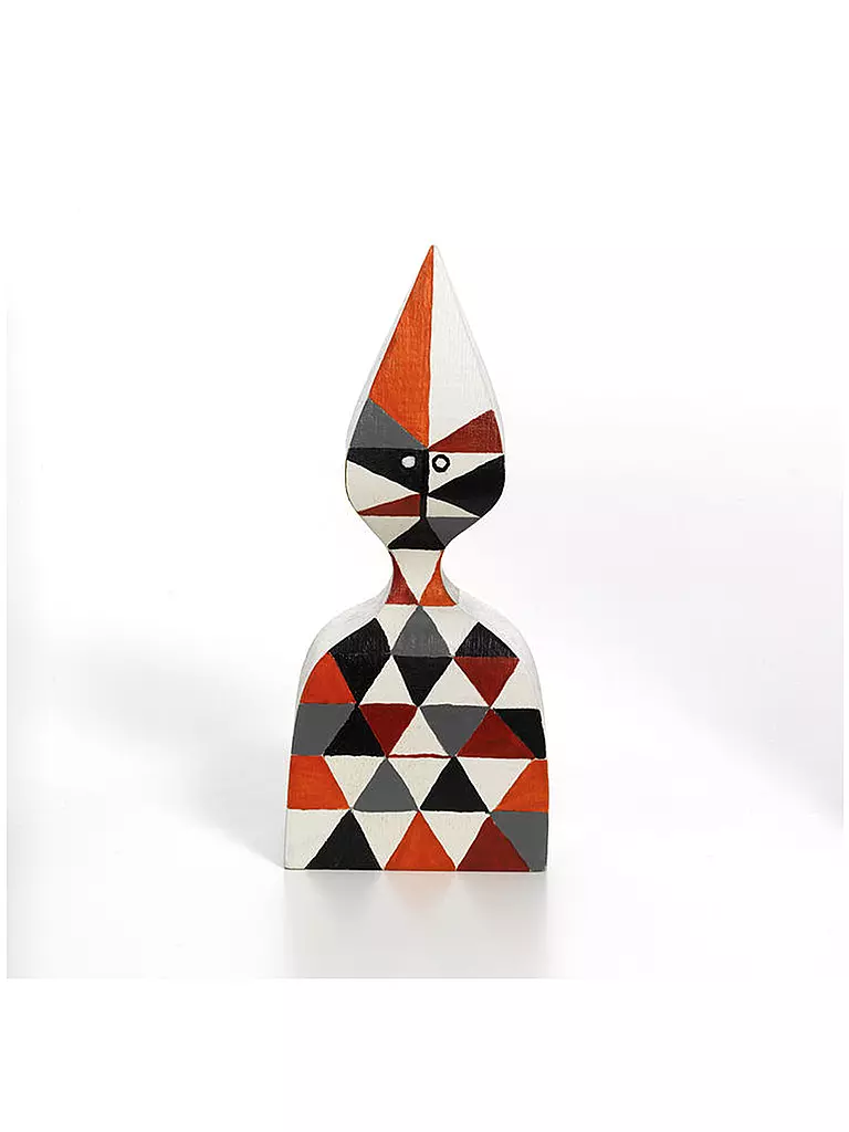 VITRA | Poupée décorative en bois 18,1cm N° 12 | Multicolore