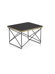 VITRA | Table d'appoint OCCASIONAL 39,2x33,5x25cm HPL. Blanc/Piètement blanc | Noir