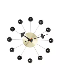 VITRA | Wanduhr "Ball Clock" 33cm (Messing/Schwarz) | Noir