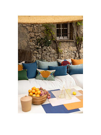 VIVARAISE | Housse de coussin 45x45cm ZEFF Shade Indigo