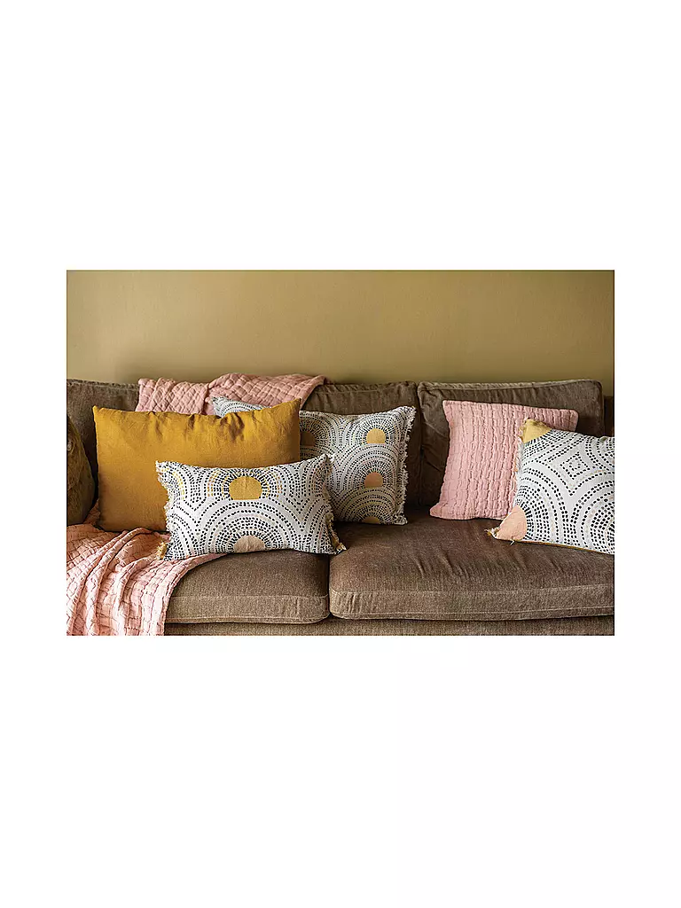 VIVARAISE | Couverture - Plaid 130x200cm Argile | 