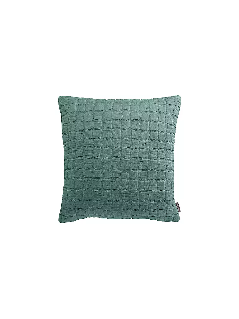 VIVARAISE | Housse de coussin 45x45cm SWAMI Lichen | petrol