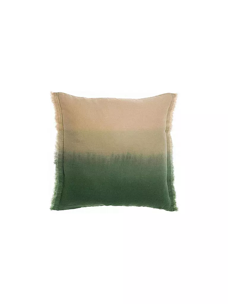VIVARAISE | Housse de coussin 45x45cm ZEFF Shade Epicea | Vert foncé