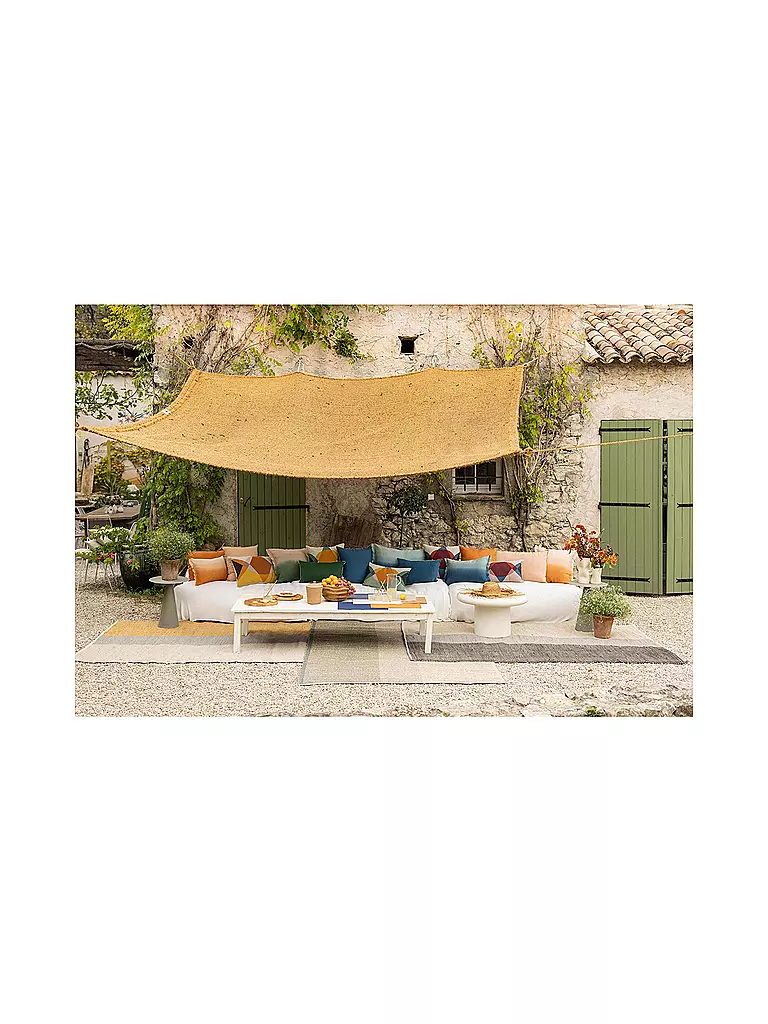 VIVARAISE | Housse de coussin 45x45cm ZEFF Shade Indigo | 