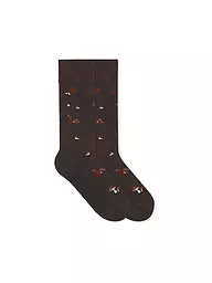 VON JUNGFELD | Socken WILDSCHWEIN orange | Marron