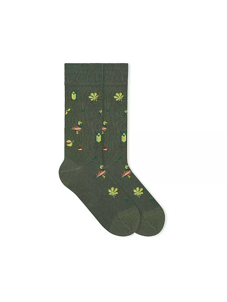 VON JUNGFELD | Socken Pond | Vert foncé
