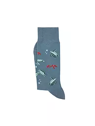 VON JUNGFELD | Socken WILDSCHWEIN orange | Bleu
