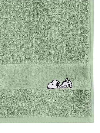 VOSSEN | Serviette 50x100cm SLEEPY SNOOPY Eucalyptus