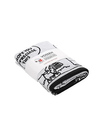 VOSSEN | Serviette 50x100cm PEANUTS MOMENTS Noir / Blanc