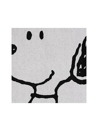 VOSSEN | Serviette de plage SNOOPY BEACH 100x180cm Noir / Blanc