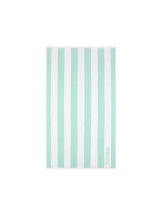 VOSSEN | Serviette de plage en velours 100x180cm SIGNATURE Azure