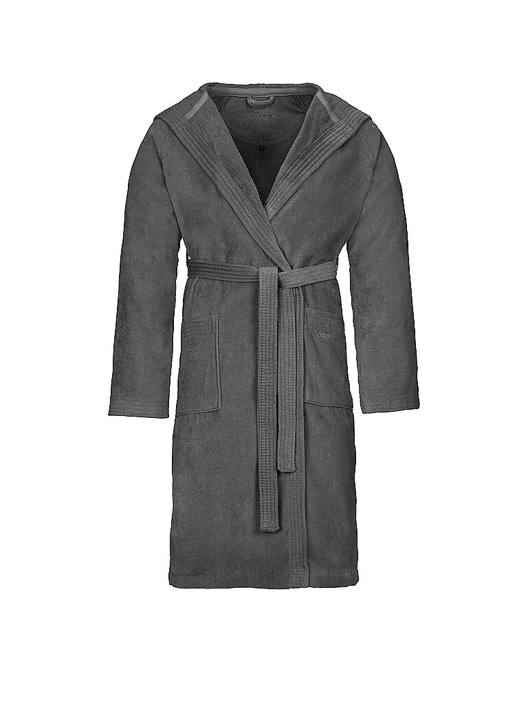 VOSSEN  Peignoir unisexe TEXAS Flanelle gris XL